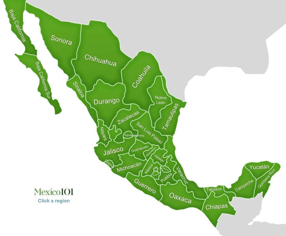 Mexico-map