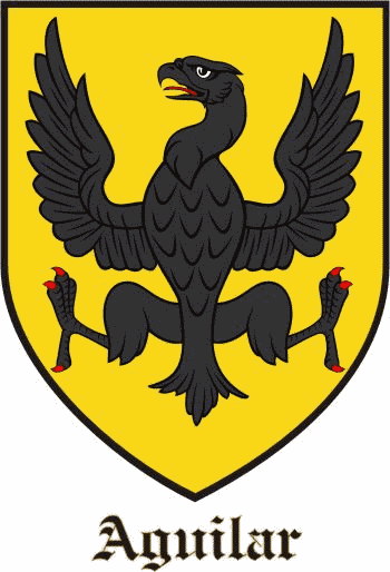 Aguilar family crest Aguilar family crest