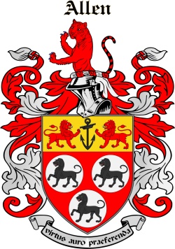 Aland family crest