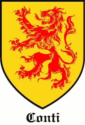 Conti family crest