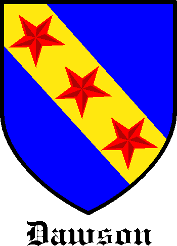 Dauson family crest Dauson family crest
