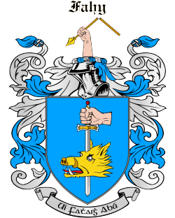 FAHY family crest FAHY family crest