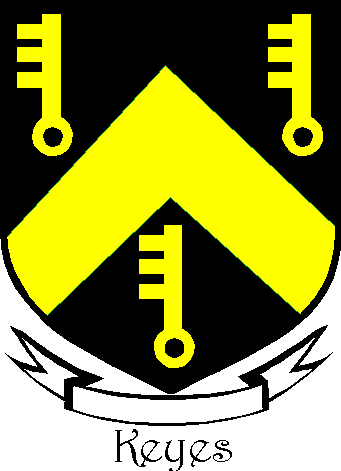 KEYES family crest KEYES family crest