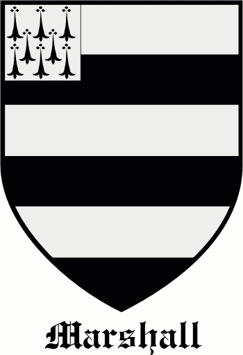 MARSHALL family crest MARSHALL family crest