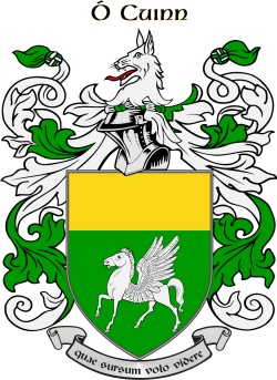 O'QUINN family crest O'QUINN family crest