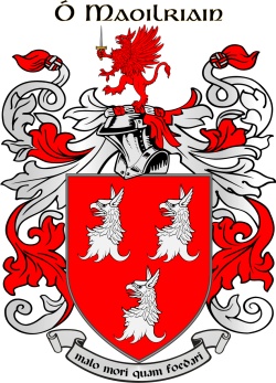 RYAN family crest RYAN family crest