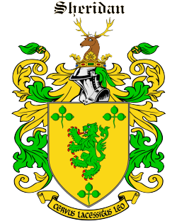 Sheridan family crest